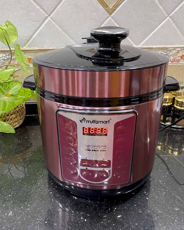 COCOTTE ELECTRIQUE MULTISMART كوكوطة كهربائية بقوة 1000 واط و سعة 6 لتر