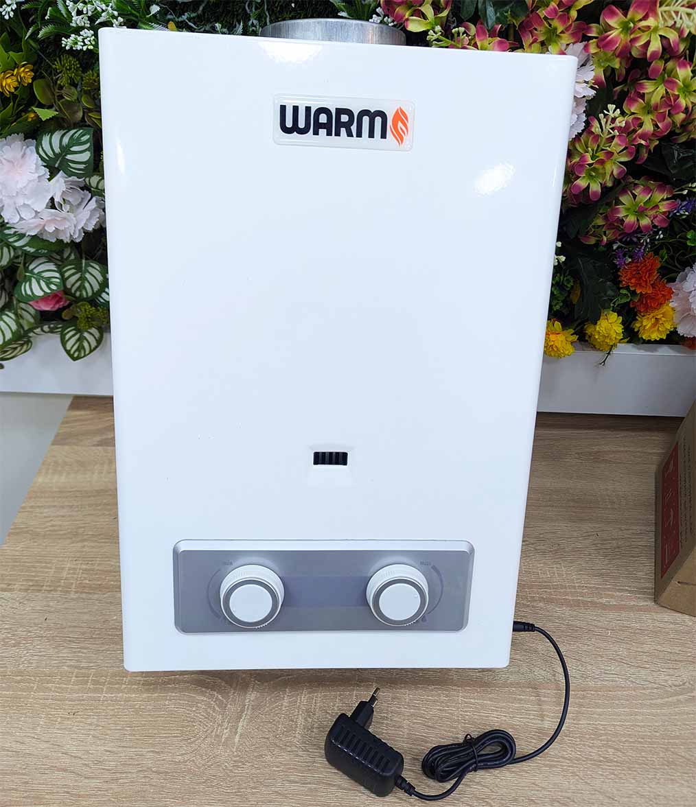 CHAUFFE EAU A GAZ WARM 6Litres سخان الماء بالغاز للإستخدام اليومي في المنزل و الحمامات