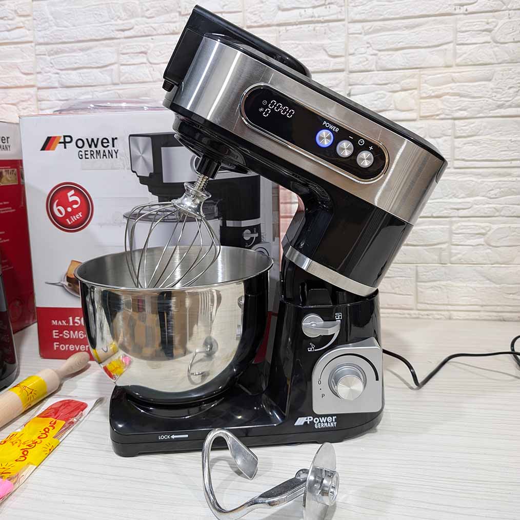 Pétrin POWER GERMANY 3 En 1 6.5L - 1500w - 3.5kg عجانة متعددة الوظائف 3 في 1