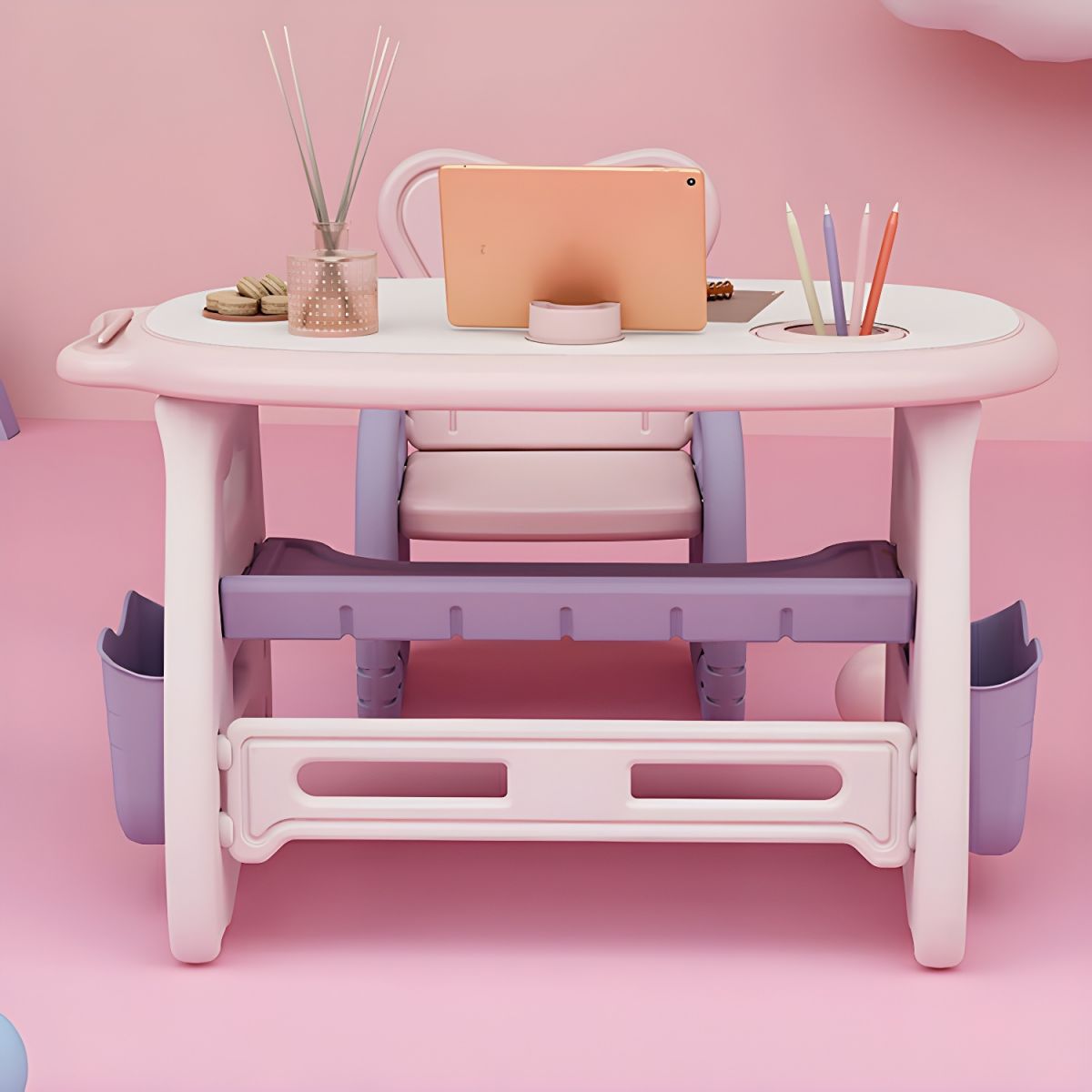 طاولة دراسية للأطفال + 2 في 1 + كرسي و مفاجئة باطل 😍BUREAU D'ENFANT AVEC CHAISE😍 + CADEAU