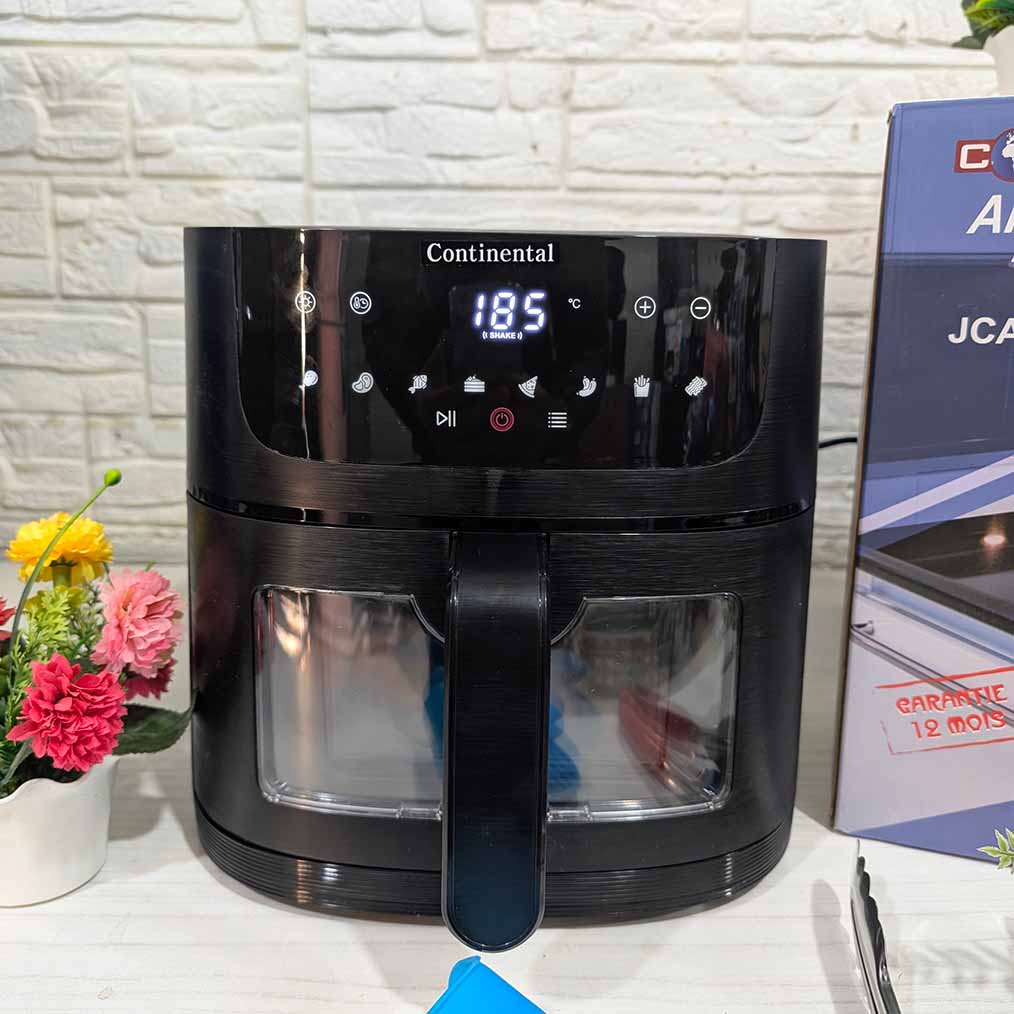 FRITEUSE CONTINENTAL 6 L 1500WATT ✔️مع مقلاة كونتينونتال الهوائية 6 لتر بقوة 1500 واط وددعي الزيت واقللبي صحتك للأفضل