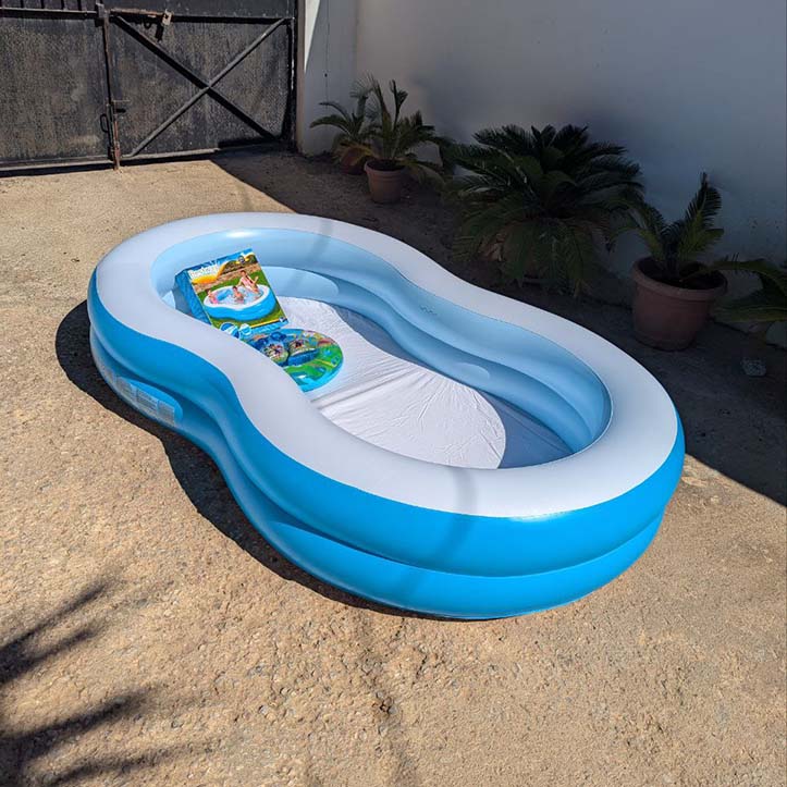 Piscine Gonflable Bestway La Playa حوض سباحة حجم عائلي + 4 هدايا مجانية