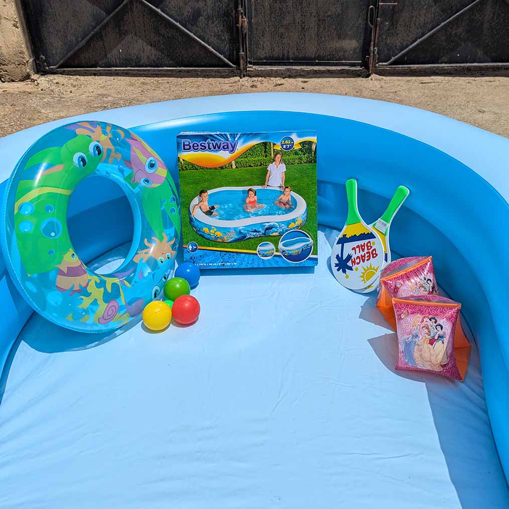 Piscine Gonflable Marine Bestway حوض سباحة حجم عائلي + 3 هدايا مجانية