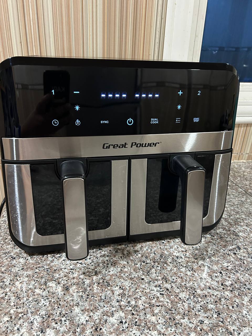 Friteuse Air Fryer sans huile 9L 2400W Great Power Moulinex designe مقلاة هوائية مناسبة للعائلات الكبيرة و الصغيرة