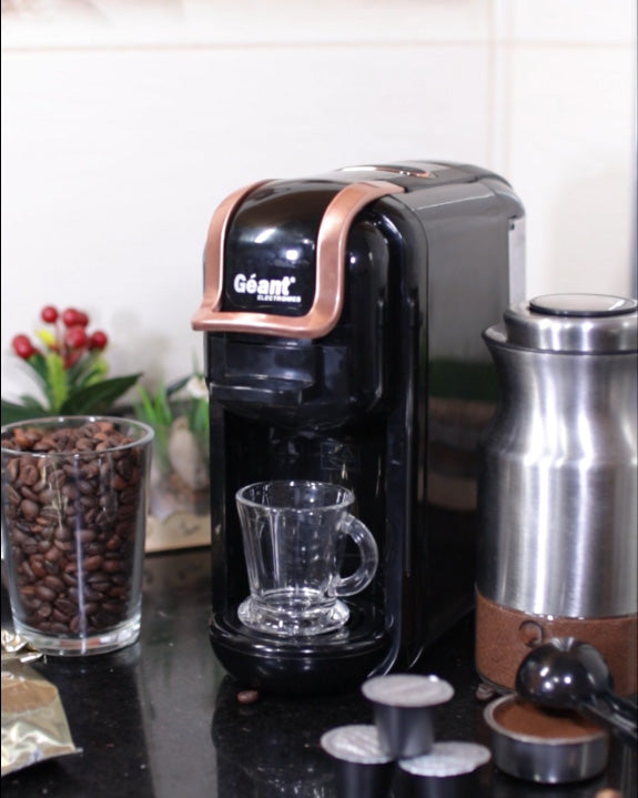 Machine à café Géant 3 En 1 _ 19 BAR-1450Watt ألة صنع القهوة 3 في 1 من الماركة Géant العالمية