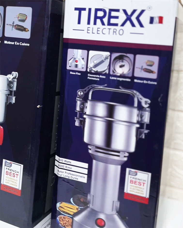 آلة طحن التوابل و المكسرات من الماركة الفرنسية تيراكس MOULIN A EPICE TIREX ELECTRO FRANCAIS
