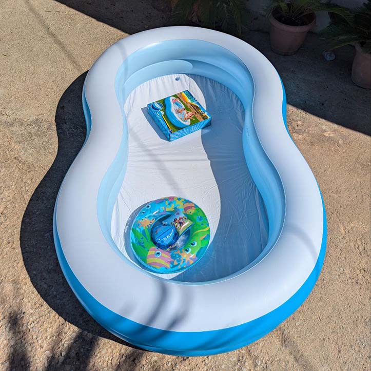 Piscine Gonflable Bestway La Playa حوض سباحة حجم عائلي + 4 هدايا مجانية
