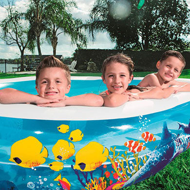 Piscine Gonflable Marine Bestway حوض سباحة حجم عائلي + 3 هدايا مجانية