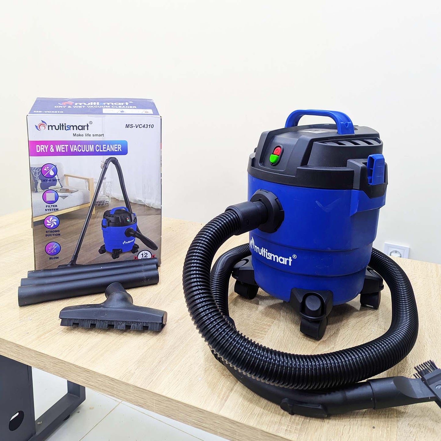 Aspirateur Multismart 2 En 1 10 litre  أسبيراتور 2 في 1 ميلتي سمارت صغير و محاينو كبار