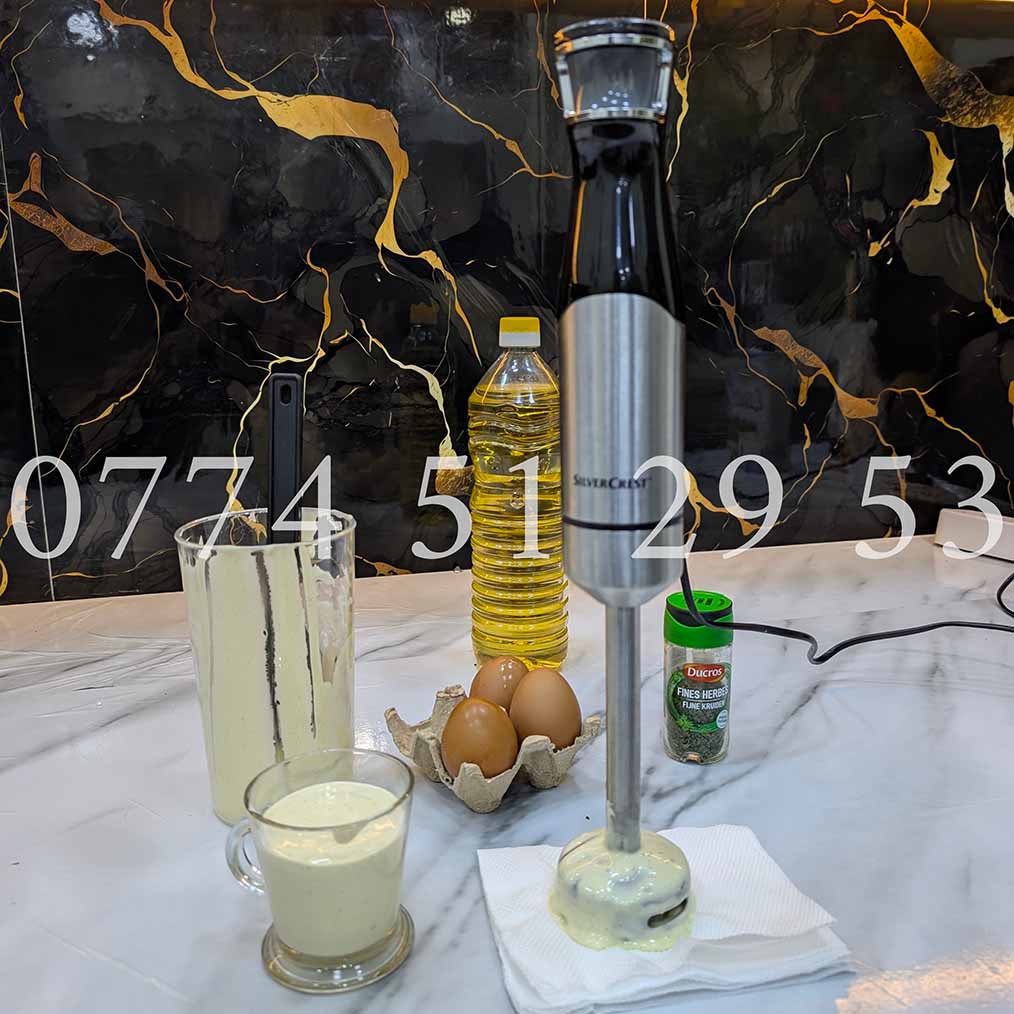 BRAS MIXEUR SILVER CREST 6 EN 1 1000 WATT 5 VITESSE (104)  خلاط واحد متعدد الخدمات ب 6 وظائف بقوة 1000 واط