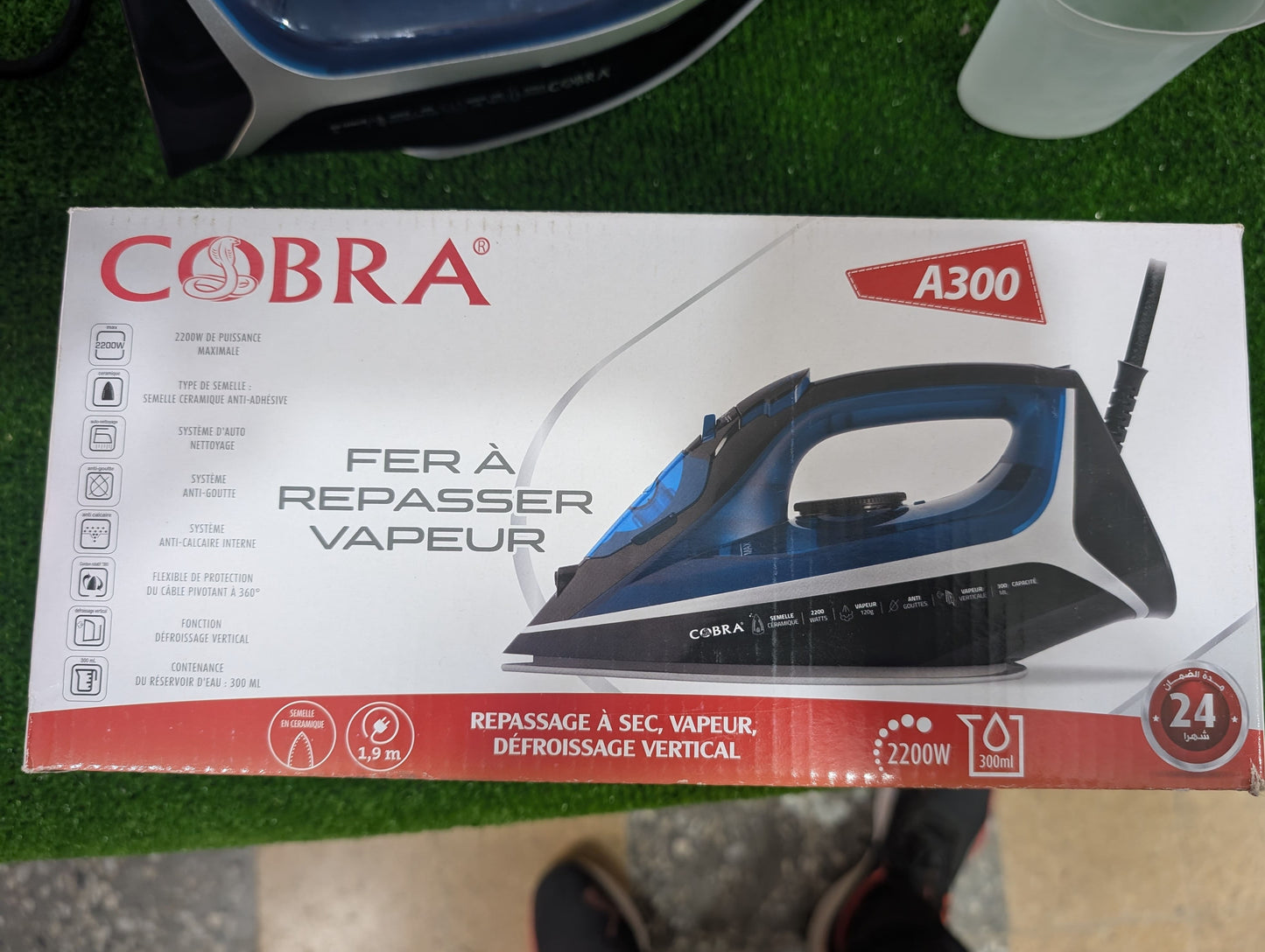 FER A REPASSER VAPEUR COBRA 2200W 👌✨ مكواة البخار كوبرا متعددة الوظائف مناسبة للسفر و في الحياة اليومية ✅