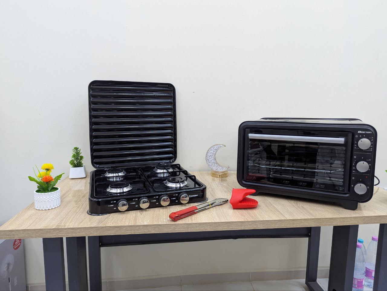Four electrique BOSTON + Plaque chauffante + 2 cadeaux أقوى عرض فرن كهربائي + موقد غاز  + 2 هدايا مجاني