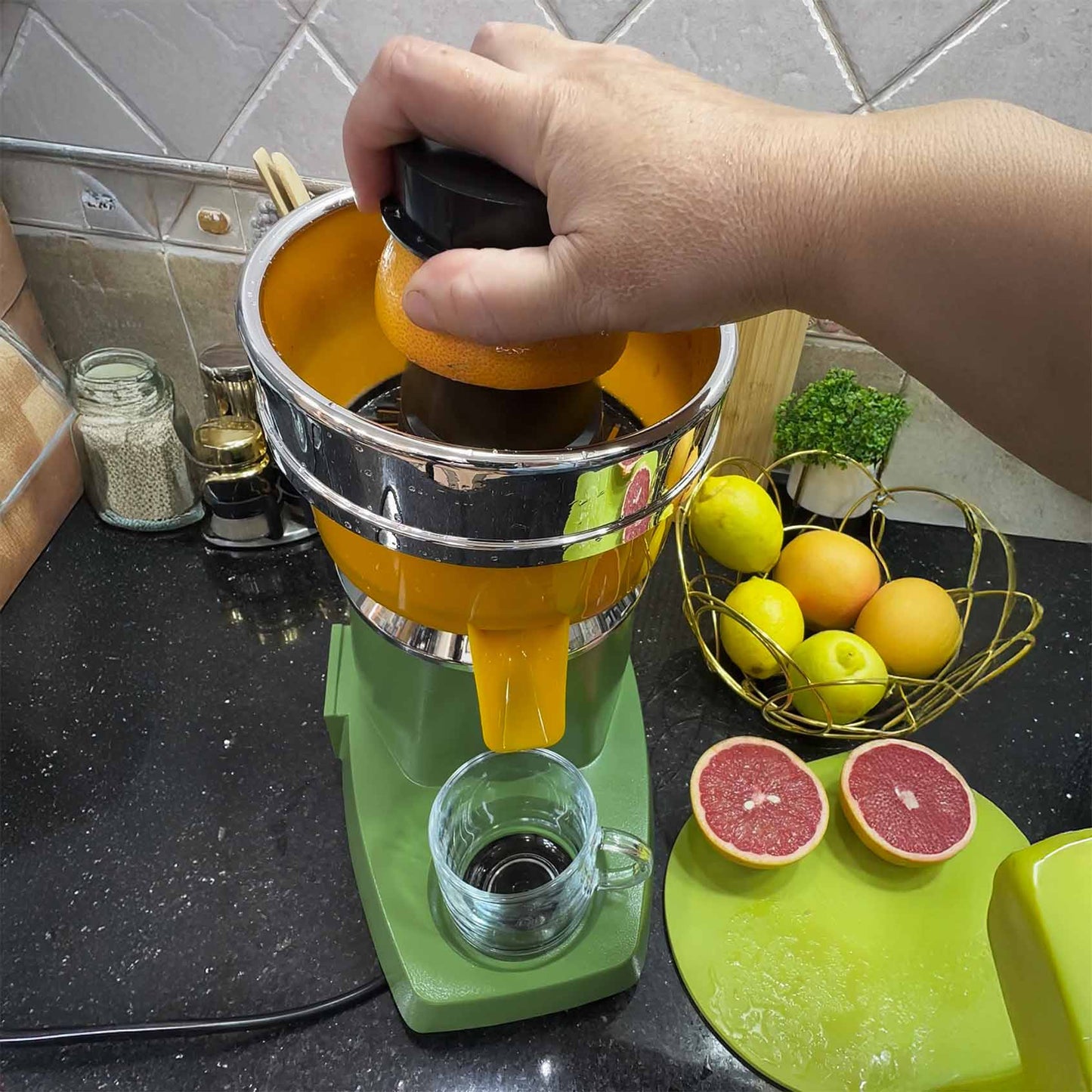 Elite Juicer 🥤🍷  عصّارة إيليت الإحترافية للحمضيات برتقال🍊 ليمون🍋 مندرين 🍊 و 🍅 رمان