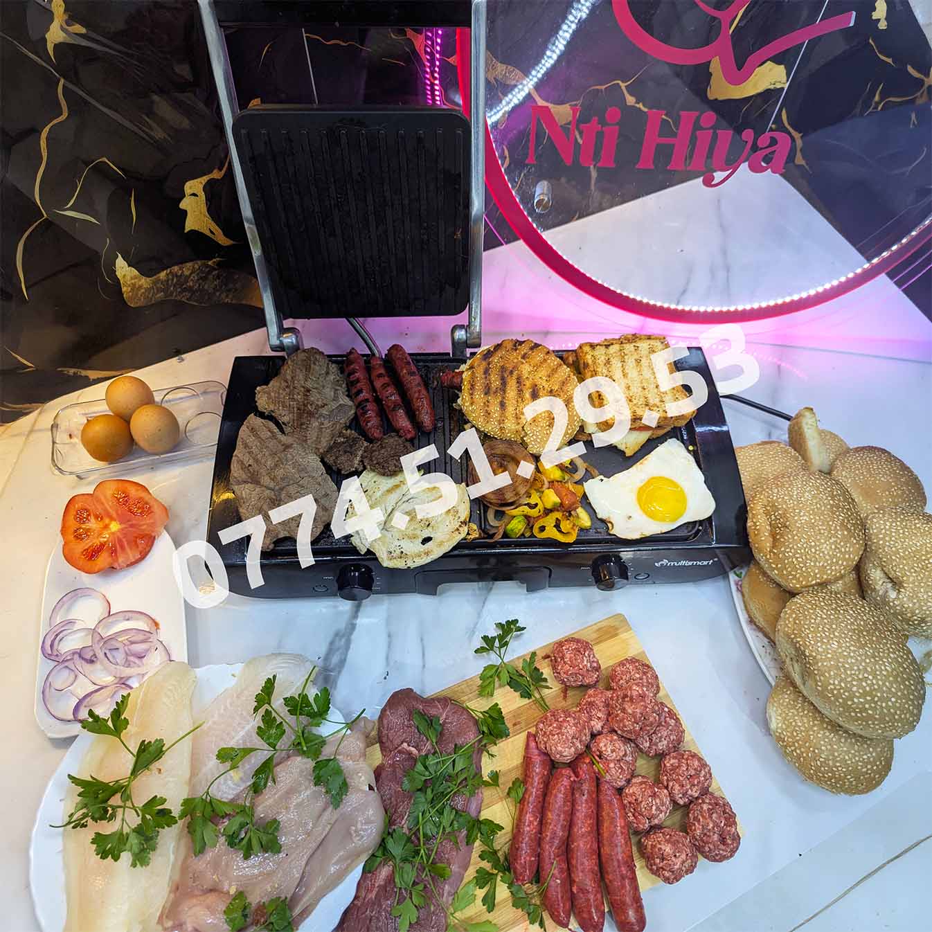 (R) PANINEUSE MULTISMART 2EN 1 - 1500W (113) بانينوز 2 في 1 تقلي تشوي بانينوزو تبريسي ✅