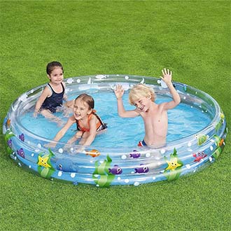 Piscine Gonflable Bestway AQUA حوض سباحة قابل للنفخ شكل دائري مناسب للأطفال الصغار