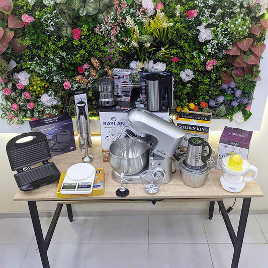 PACK INOX 8 PIECES ELECTROMENAGER (079) أقوى تجميعة حصرية ب 8 أجهزة كهرومنزلية إينوكس و ضمان على كامل المنتجات