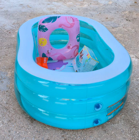 PISCINE INTEX BAIGNOIRE  مسبح حجم مناسب للأطفال  + 2 هدايا مجانية