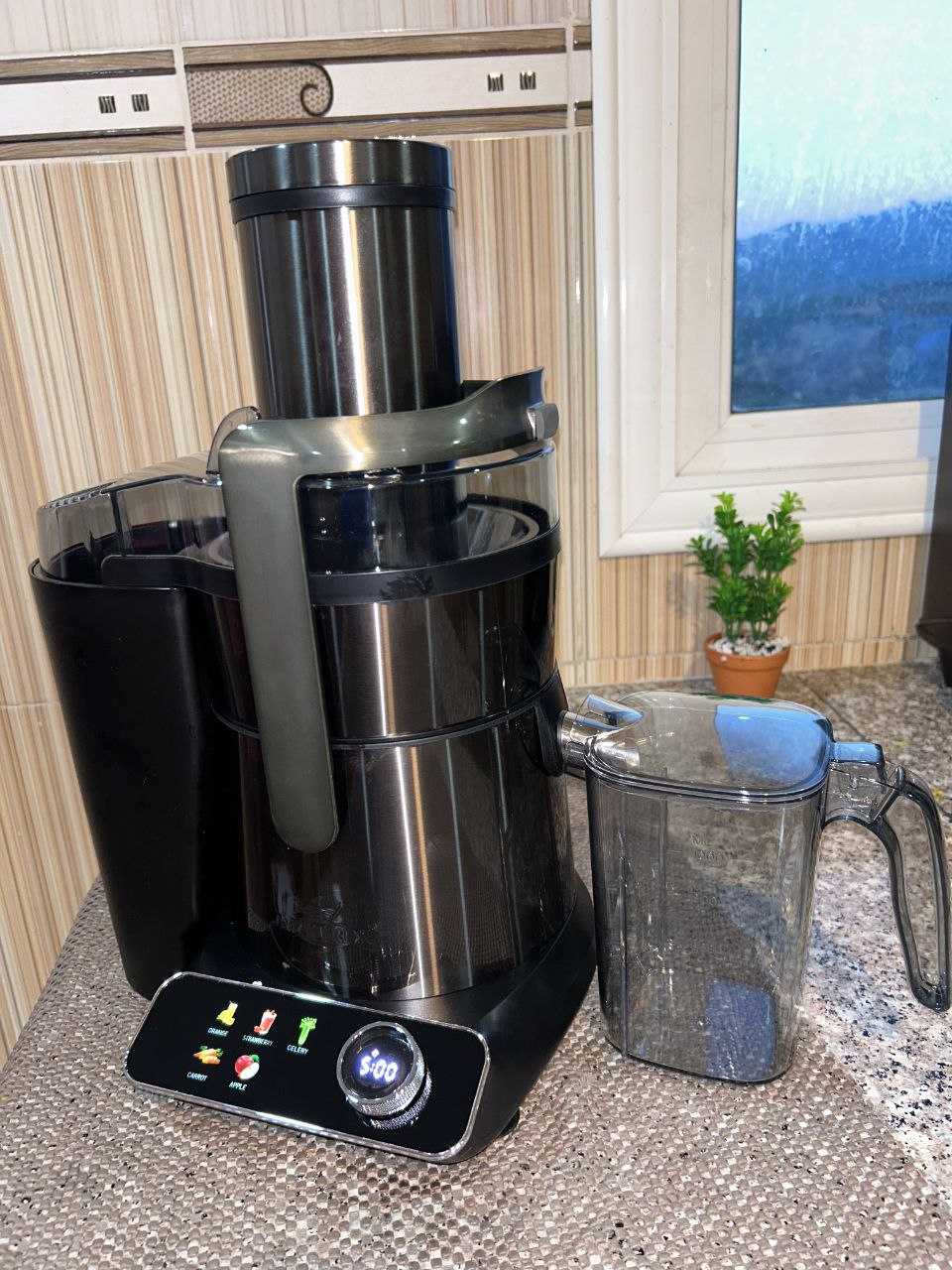 🥤عصارة جميع الفواكه🍊🍌 و الخضر لعصير🥕 100٪ طبيعي CENTRIFUGEUSE AUTOMATIQUE MATRIX 1000Watt 1Litre