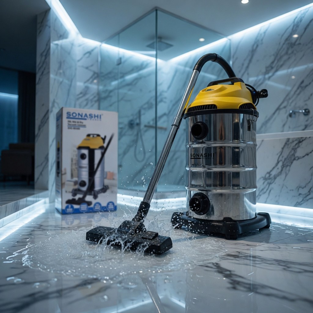 🟡 ASPIRATEUR SONASHI 🇫🇷 INOX 30L 3 EN 1 ASPIRATEUR + SOUFFLEUR (102)