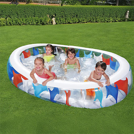 PISCINE BESTWAY MOSAIQUE مسبح حجم كبير للأطفال + 3 هدايا مجانية
